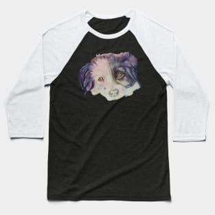 cute border collie puppy Baseball T-Shirt